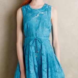 NEW Anthropologie ‘Del Mar’ Lace Fit & Flare Dress